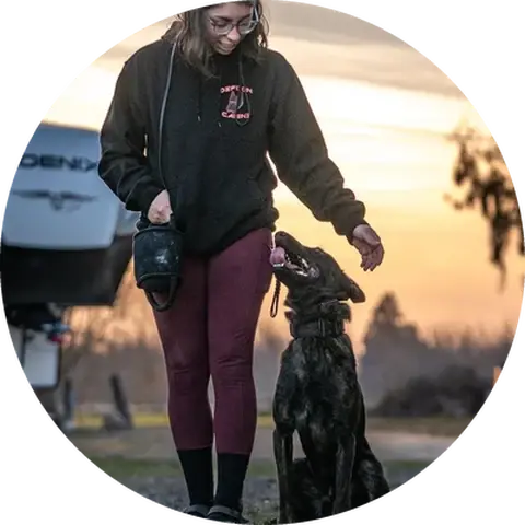 Mikayla Ehresmann-Singh, Koru K9 dog trainer serving Northern California
